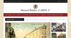 Desktop Screenshot of muzeulbrailei.ro